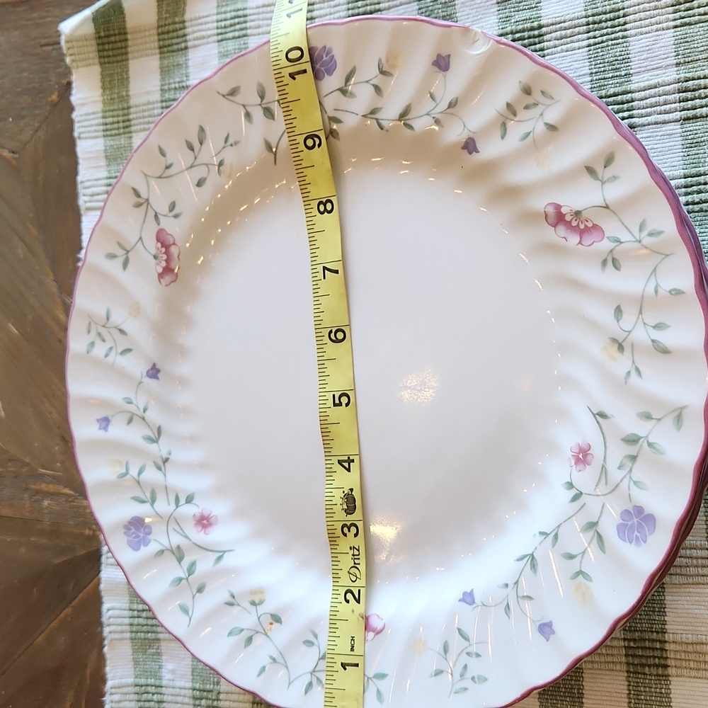Summer Chintz Pattern Dinner Plates By Johnson Bros. England Ceramic Floral - Picture 4 of 11